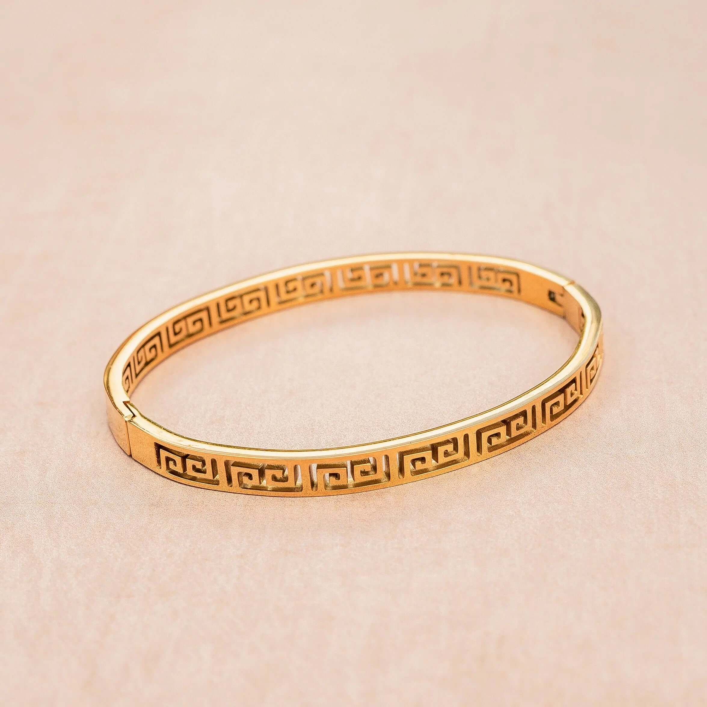 Meander Bracelet - Gold - Harmia