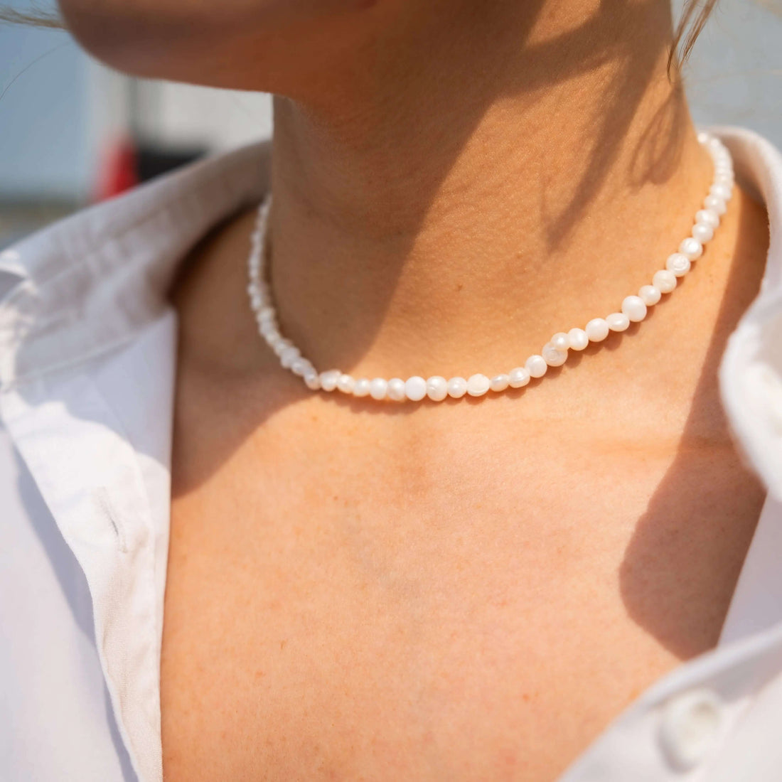 Serenity Pearl Necklace - Harmia