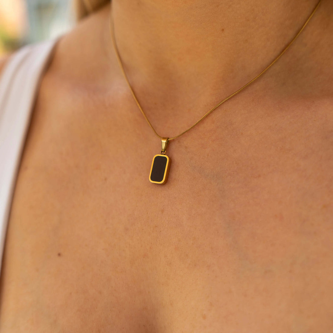 Solis Reversible Pendant - Gold - Harmia